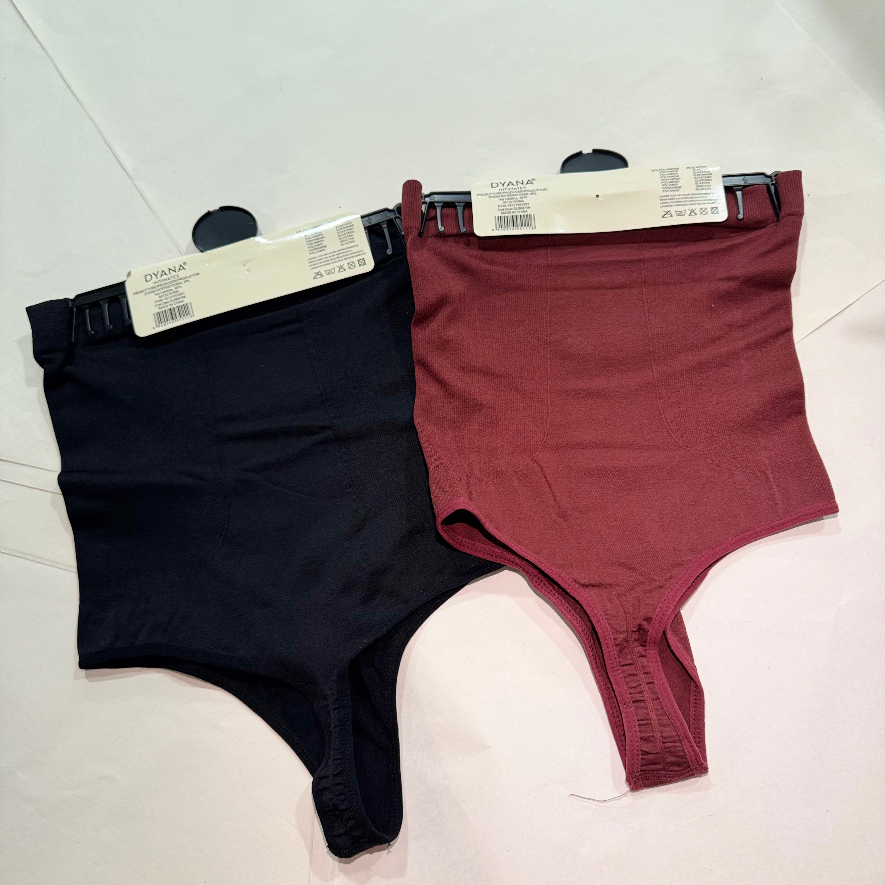 Cueca modeladora cintura alta Tanga - Reduz 2 tamanhos