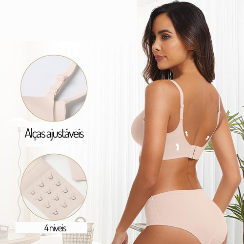 Sutiã push up sem aros