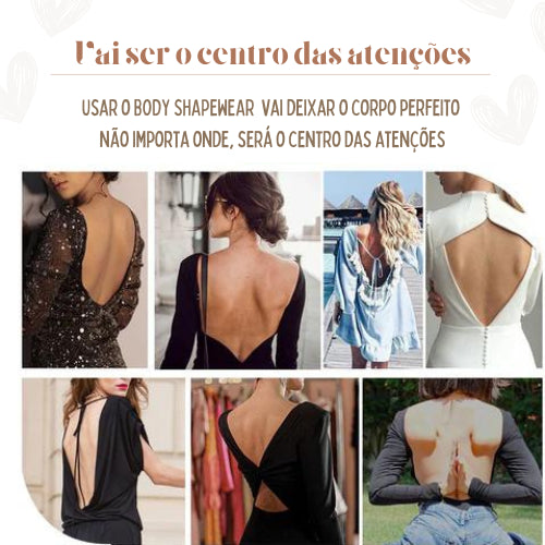 BODY SHAPEWEAR ® - Body sem costas para vestidos