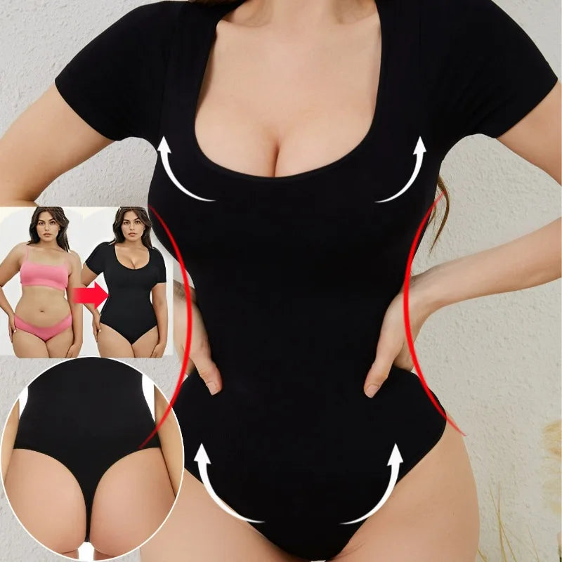 BODY CONFORT MODELADOR® - Manga curta c/ tanga